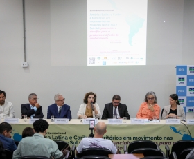Abertura do Seminário Internacional América Latina e Caribe e territórios em movimento nas relações Norte-Sul e Sul-Sul